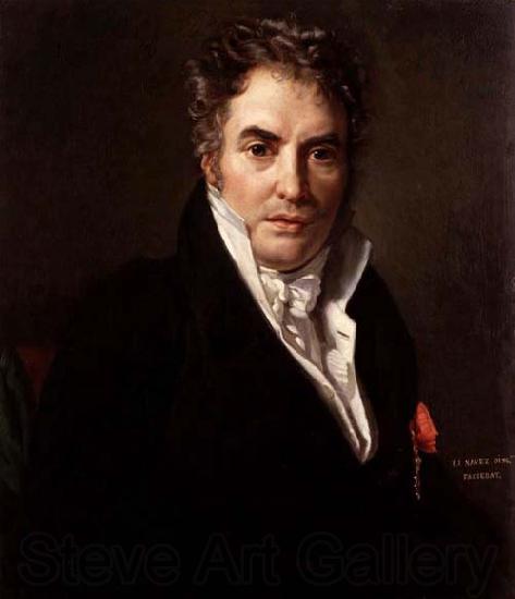 Francois Joseph Navez Portrait of Jacques-Louis David